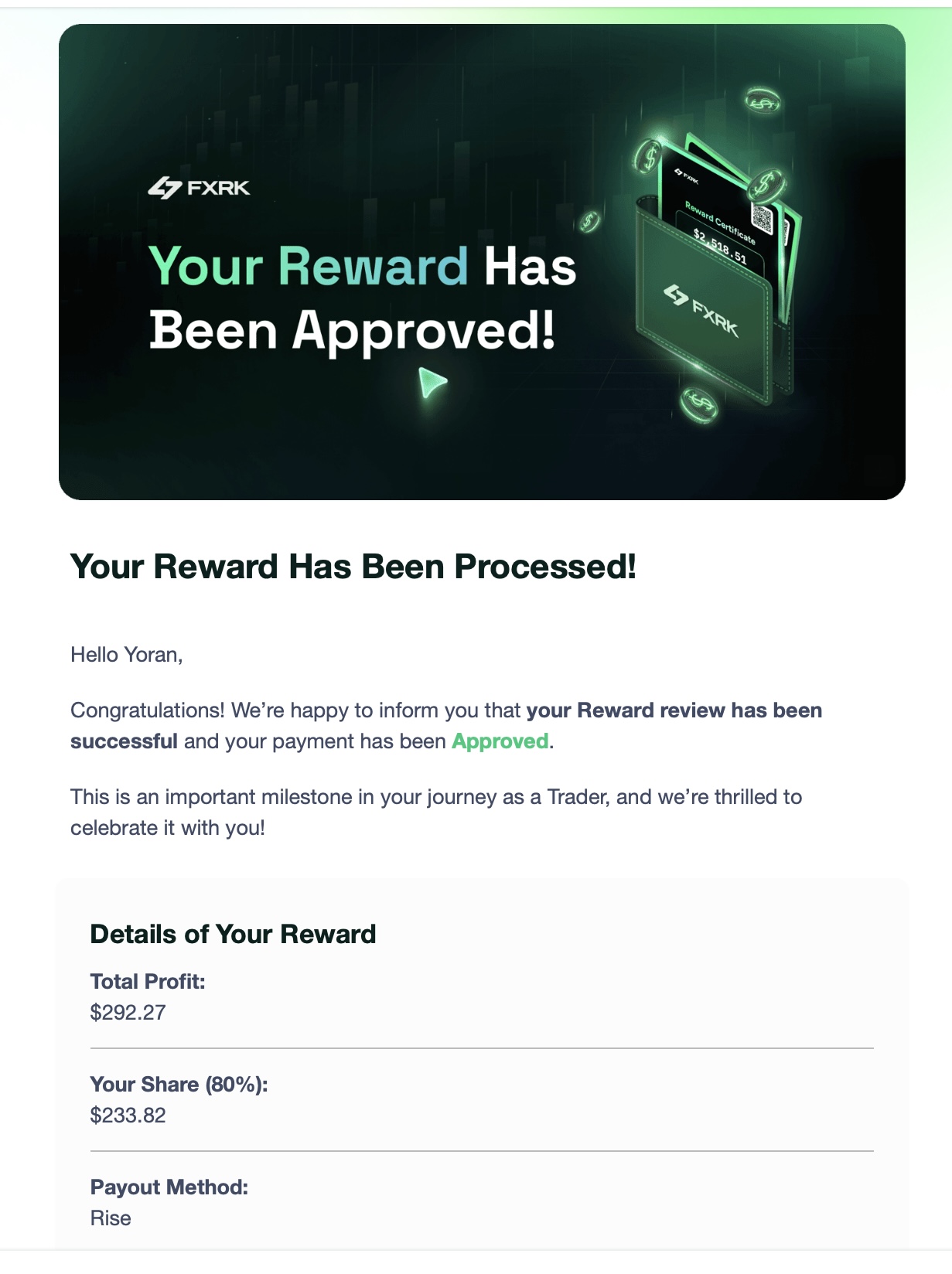 Verified prop firm payout proof 4
